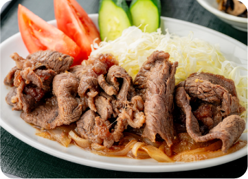 津別流氷牛黒毛和牛カルビ定食