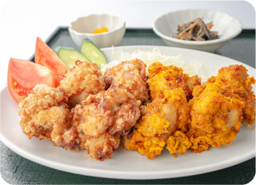 よしやすミックスザンギ定食