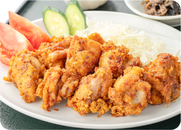 よしやす特製カレーザンギ定食