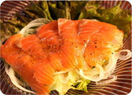 サーモンカルパッチョ